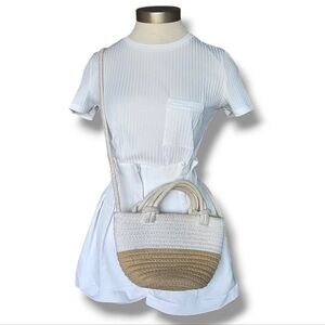 Gap mini bucket rope crossbody bag